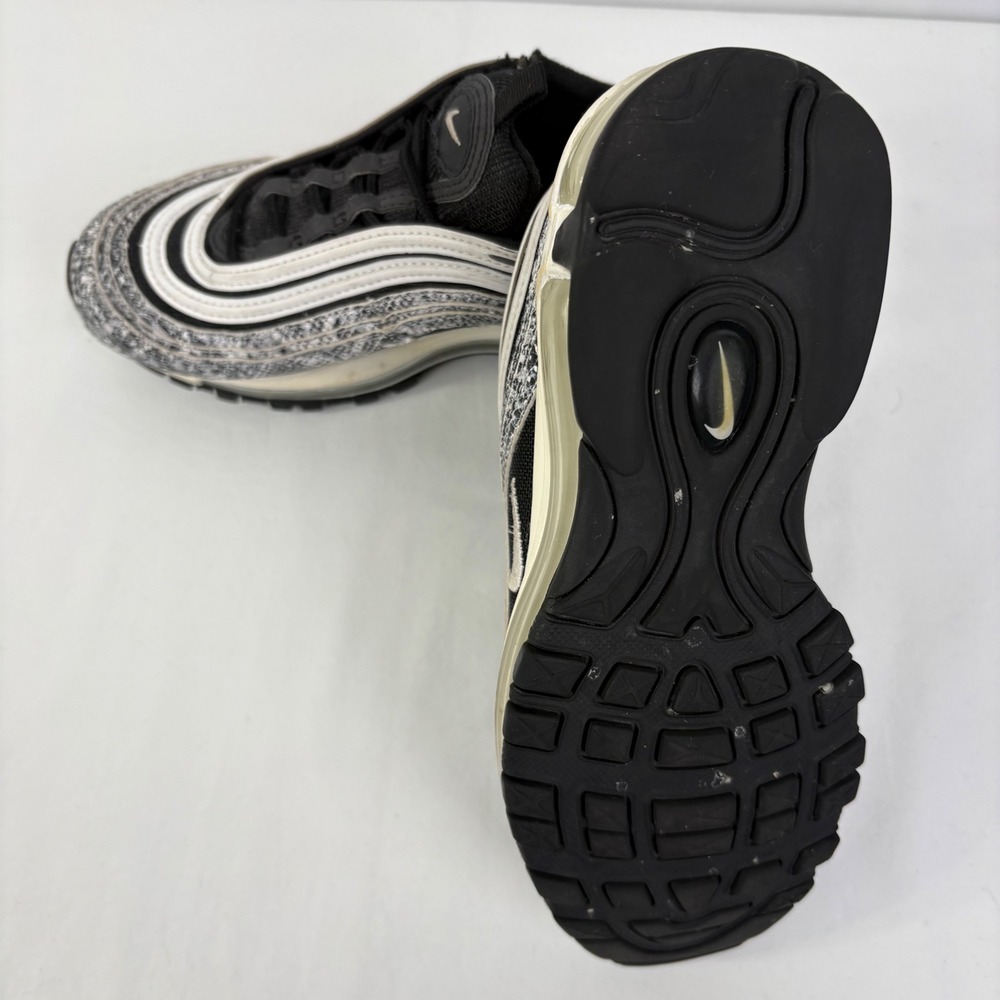 Nike Air Max 97 Cocoa Snake Black White Women's Running Shoes CT1549-001 Size 5 - Picture 11 of 12